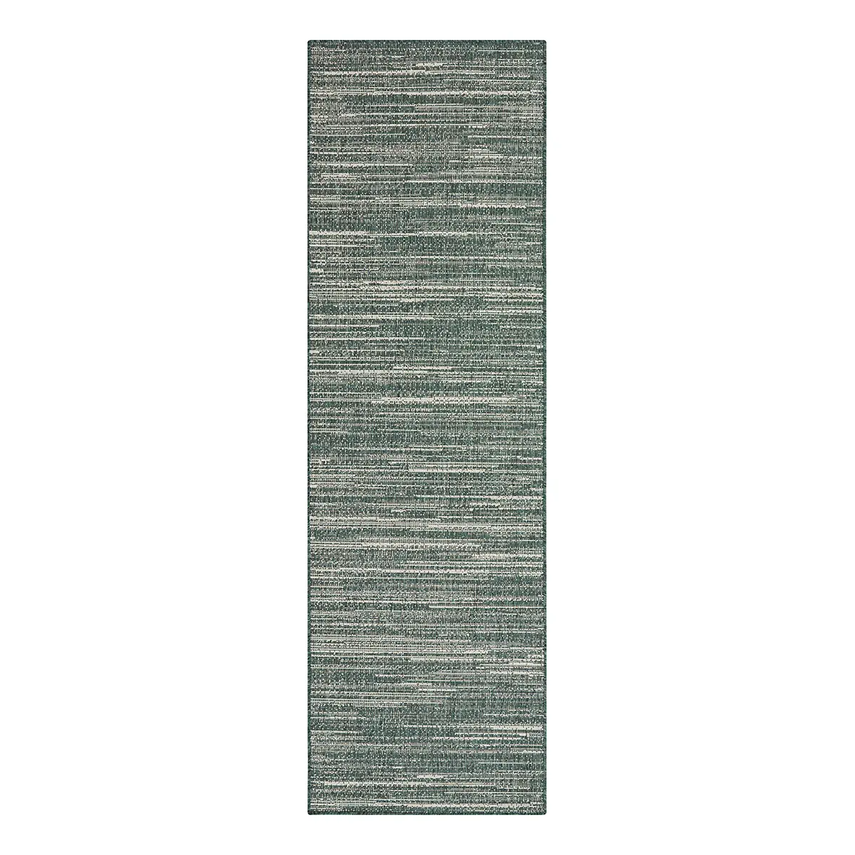 In- & Outdoor Läufer Melange 80 x 150cm Grün/Grün | Grün