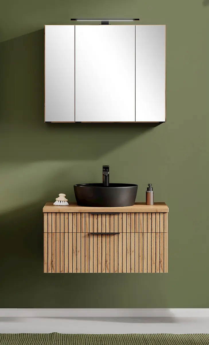 Badezimmerset Keramik Typ B | Braun