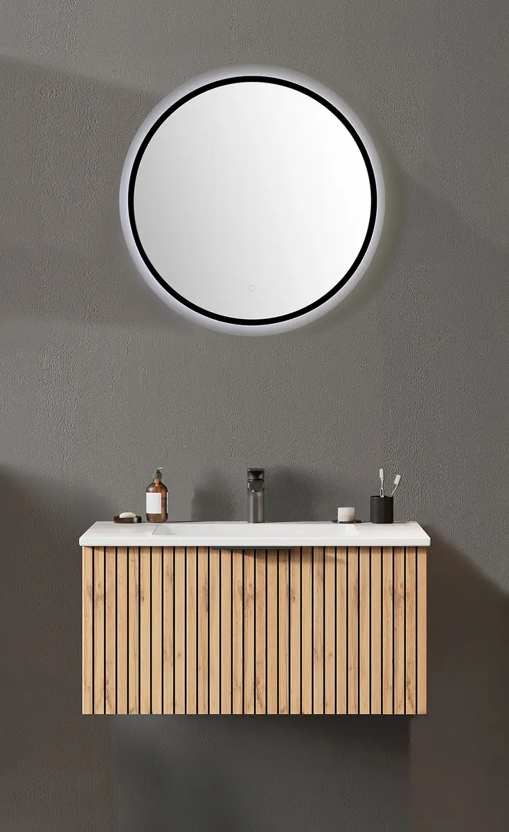Casa Badezimmerset 2-tlg Mineral Typ A | Braun