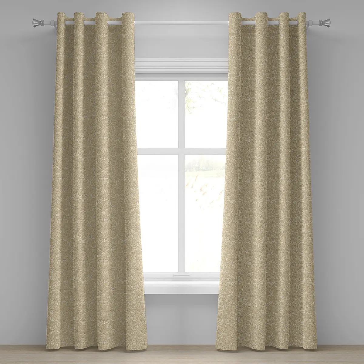 Ösenvorhang Boho | Beige