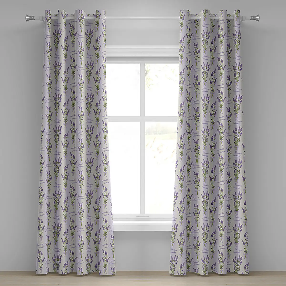 Ösenvorhang Lavendel | Mehrfarbig