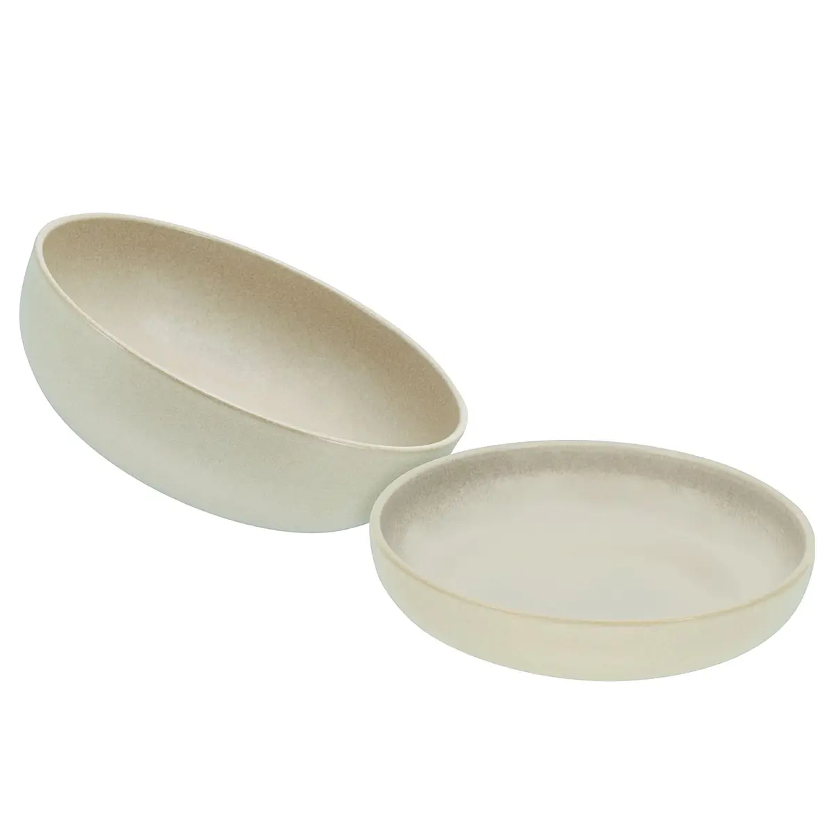 Salatschalen Uno 2er-Set | Beige