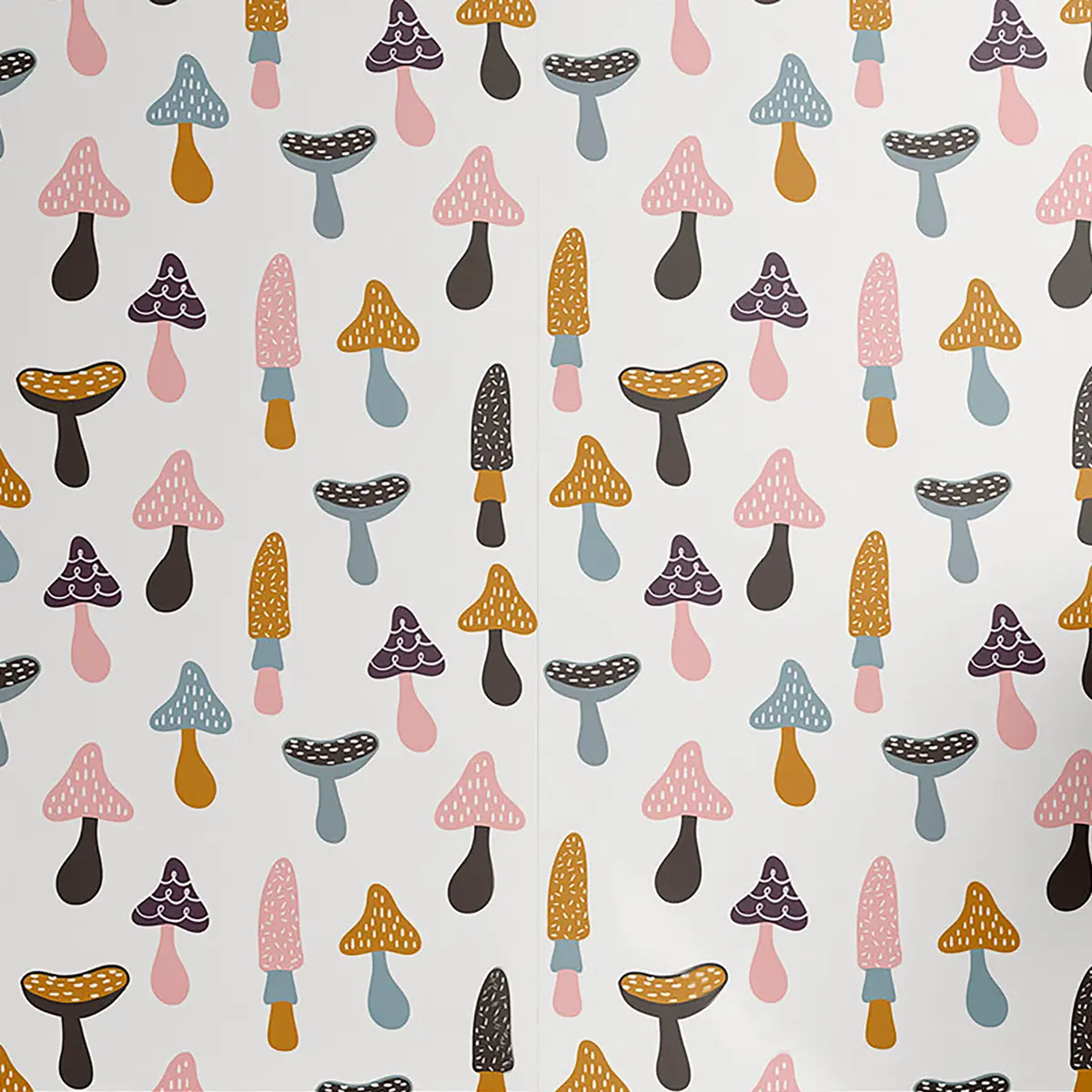 Tapete Mushroom Typ A 90cm | Mehrfarbig