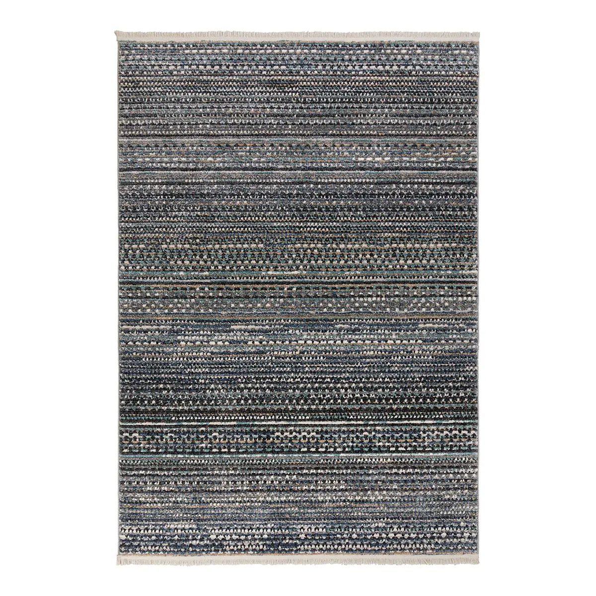 Kurzflorteppich Camino Blau/Blau 60 x 114cm Webstoff | Blau