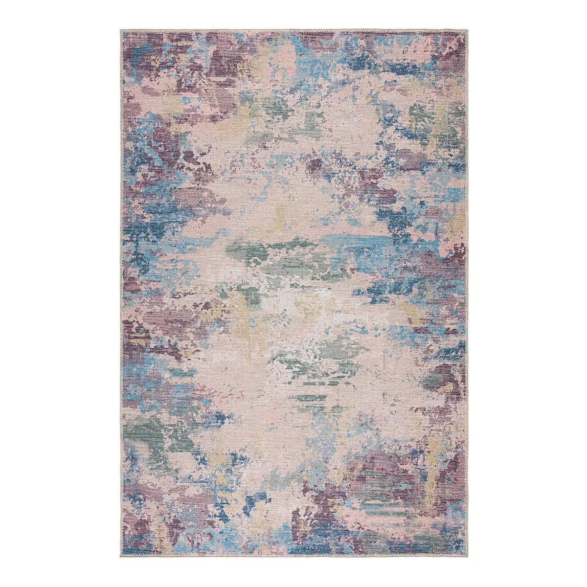 Kurzflorteppich Reid Abstract Multicolor | Mehrfarbig