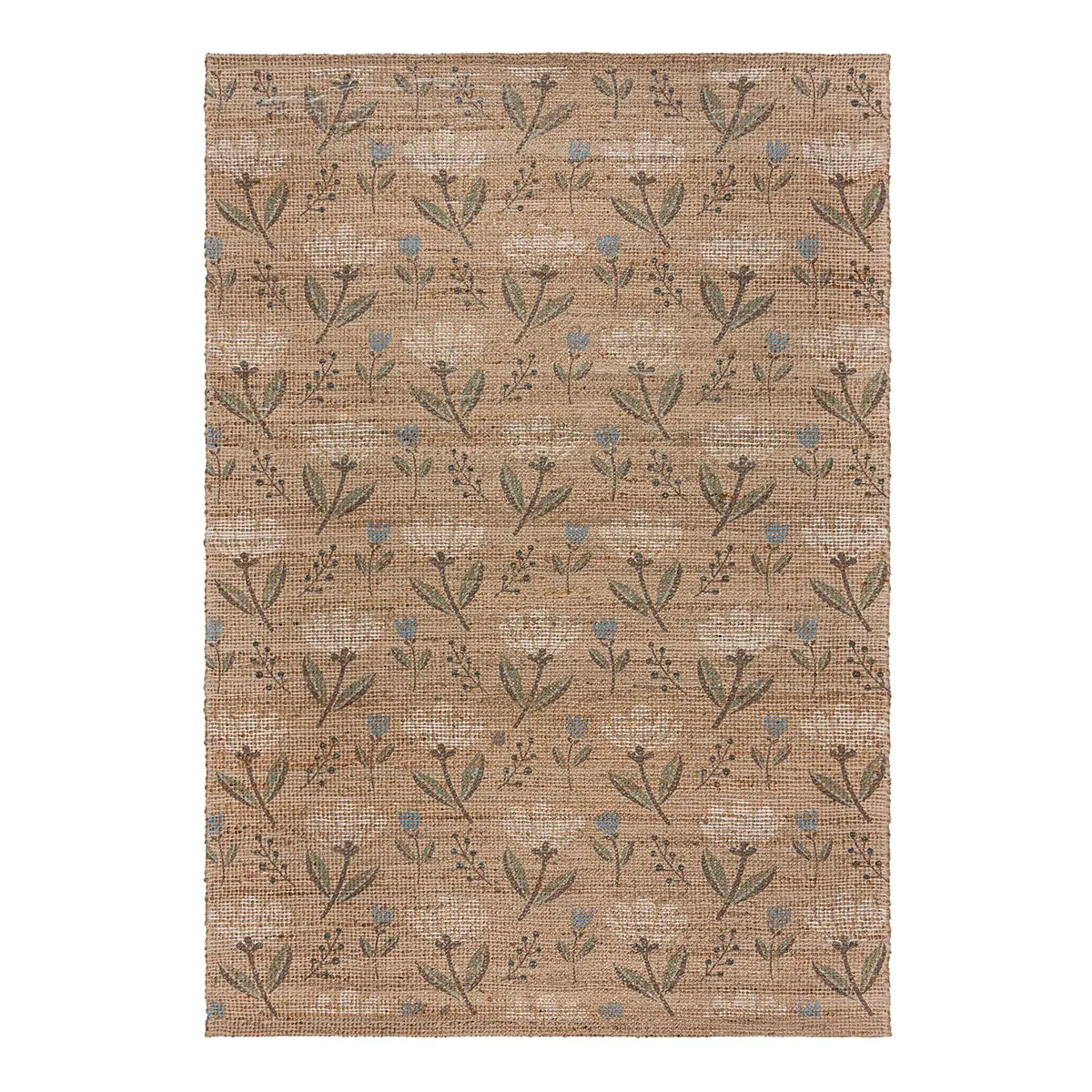 Juteteppich Arriana Floral Beige 80 x 150cm | Beige
