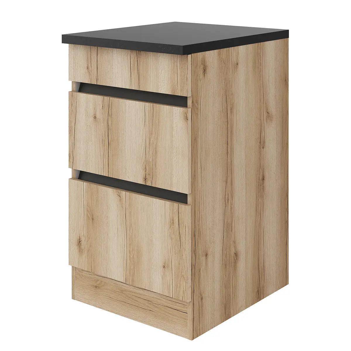 Unterschrank II 50cm Braun/Wildeiche Dekor | Braun