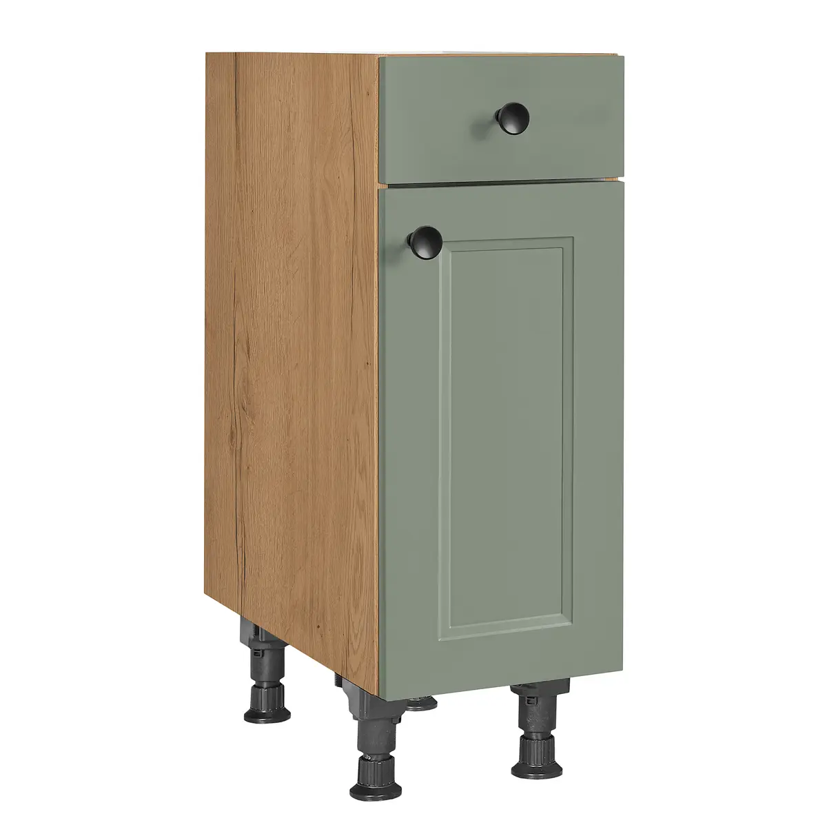 Unterschrank Cascada mit Tür 30cm Türanschlag rechts | Grün