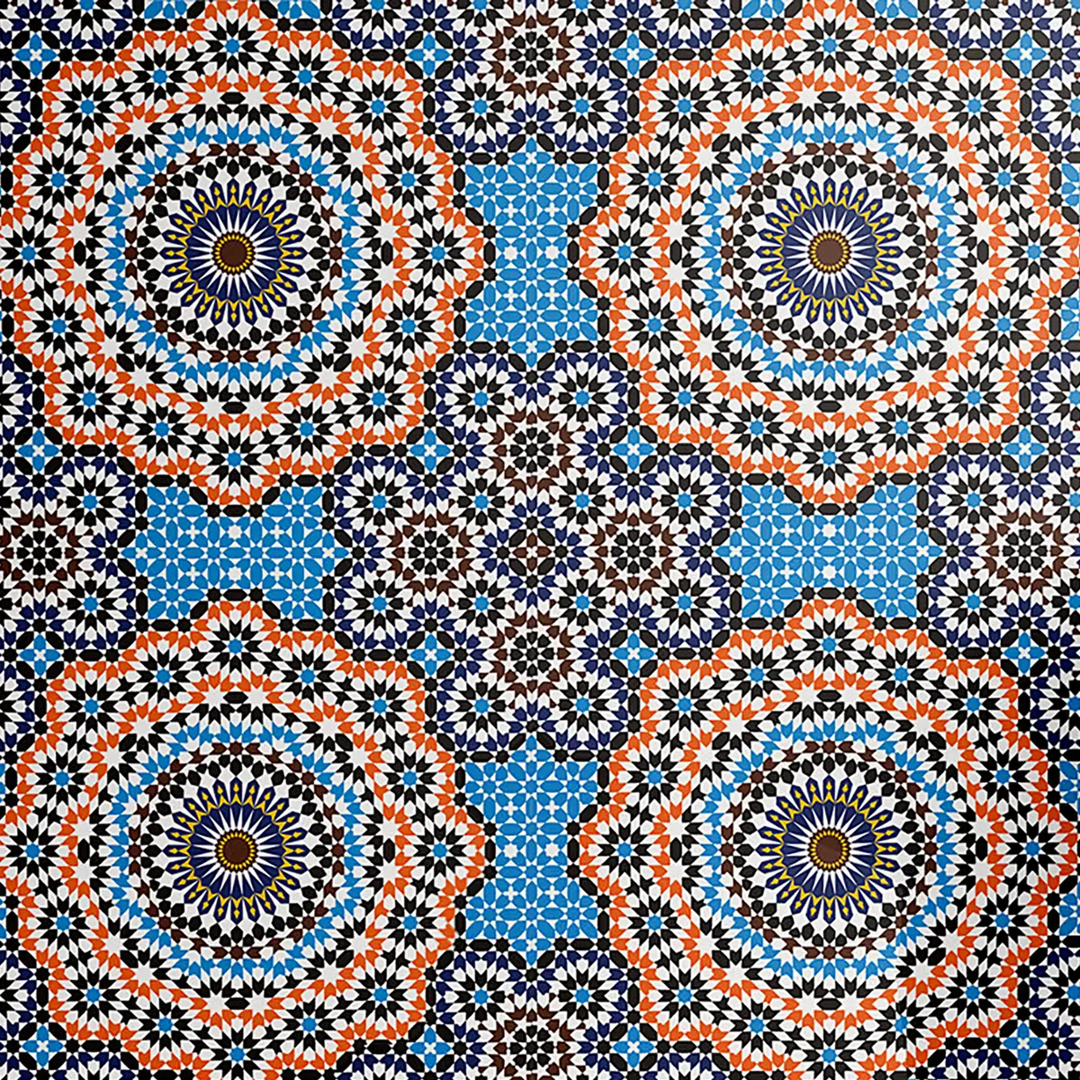 Tapete Vintage 180cm | Mehrfarbig