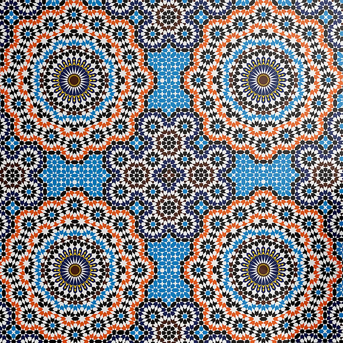 Tapete Vintage | Mehrfarbig