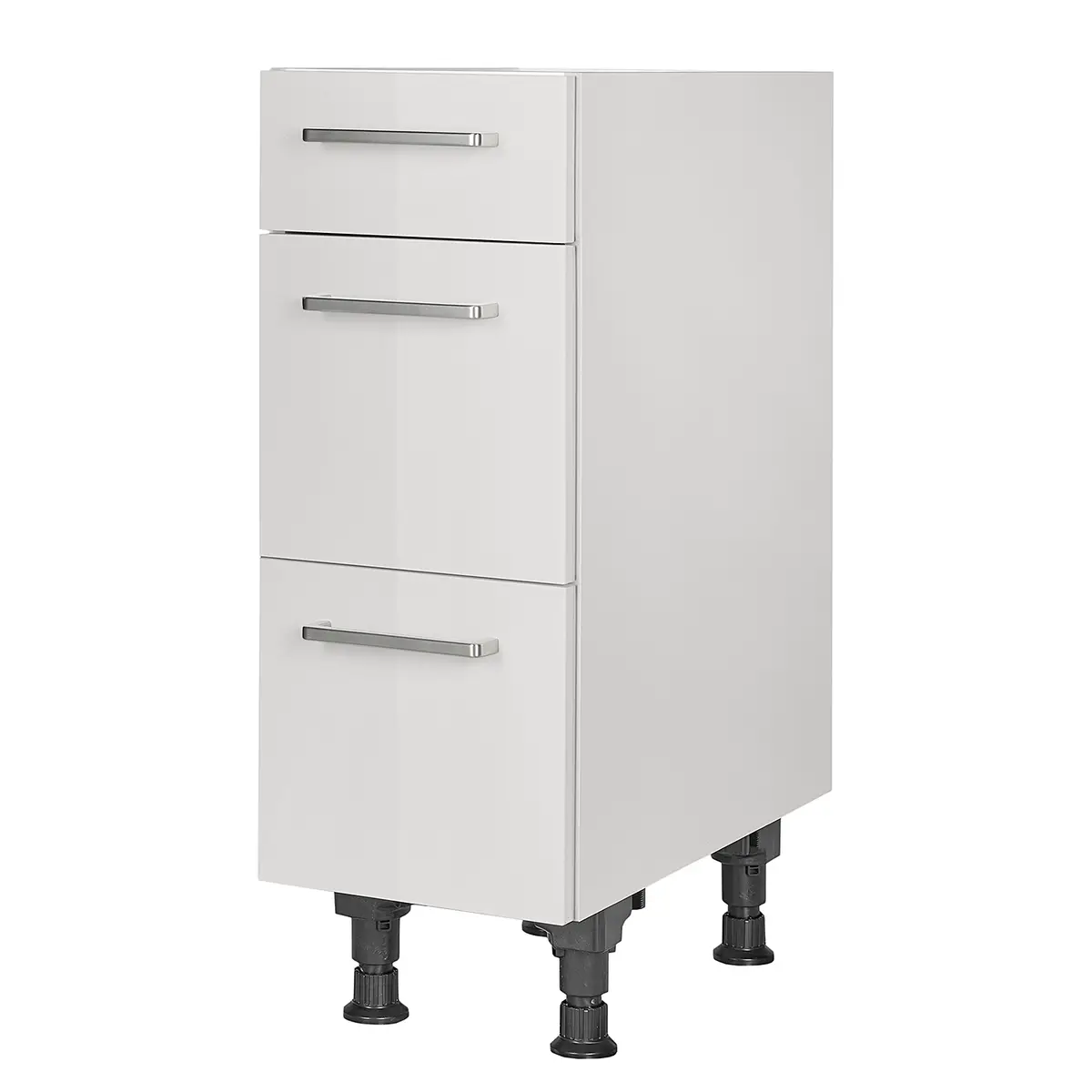 Unterschrank Flash mit Schubladen 30cm Grau/Lichtgrau | Grau