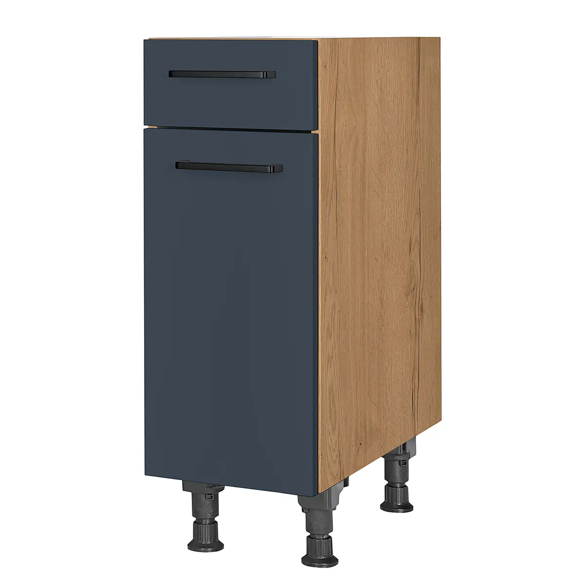 Unterschrank Easytouch mit Tür 30cm Türanschlag rechts | Blau