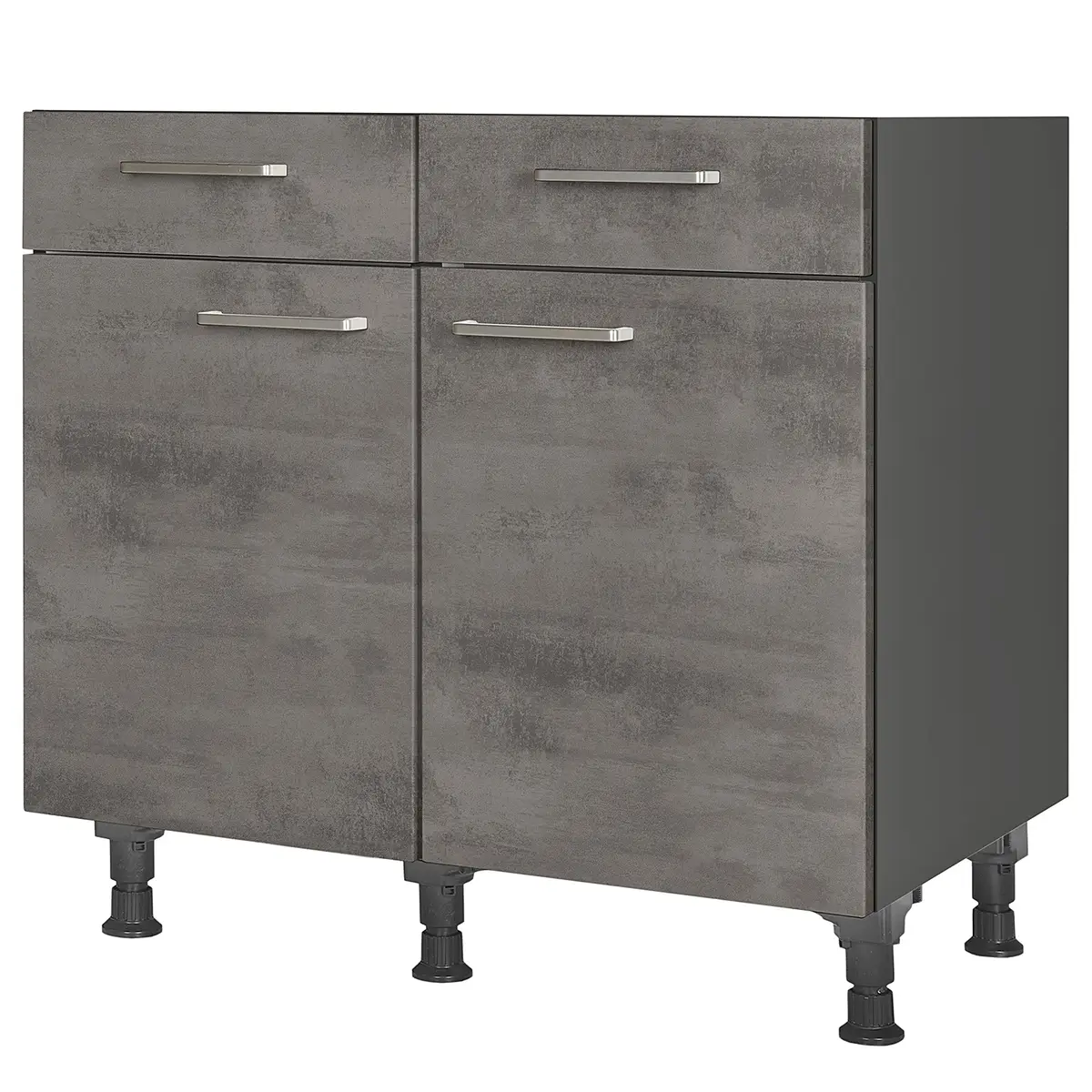 Unterschrank Riva mit Tür 90cm | Grau