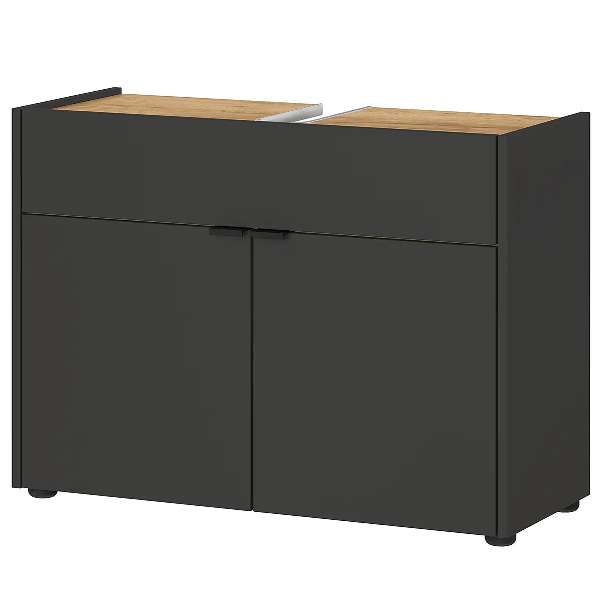 Waschbeckenunterschrank Forano | Grau
