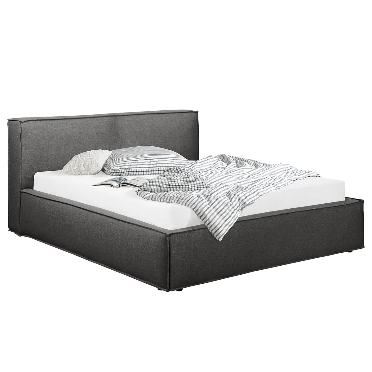 Studio Copenhagen Polsterbett KINX 180x200cm | Grau