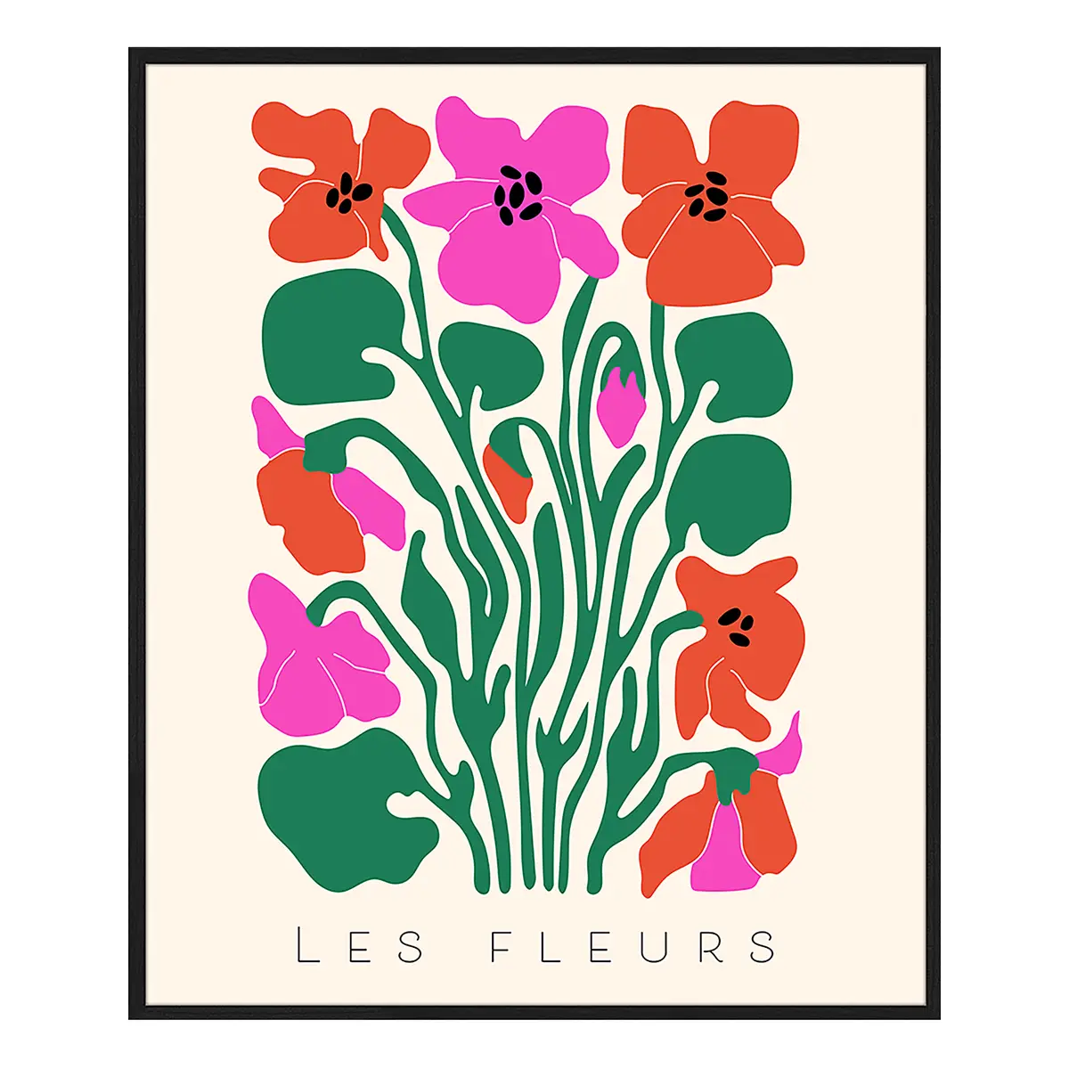 Bild Les Fleurs I Love | Mehrfarbig
