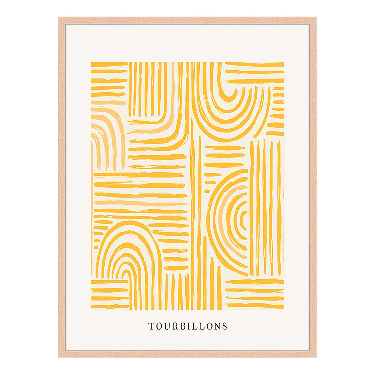 Yellow Turbillons Bild | Mehrfarbig