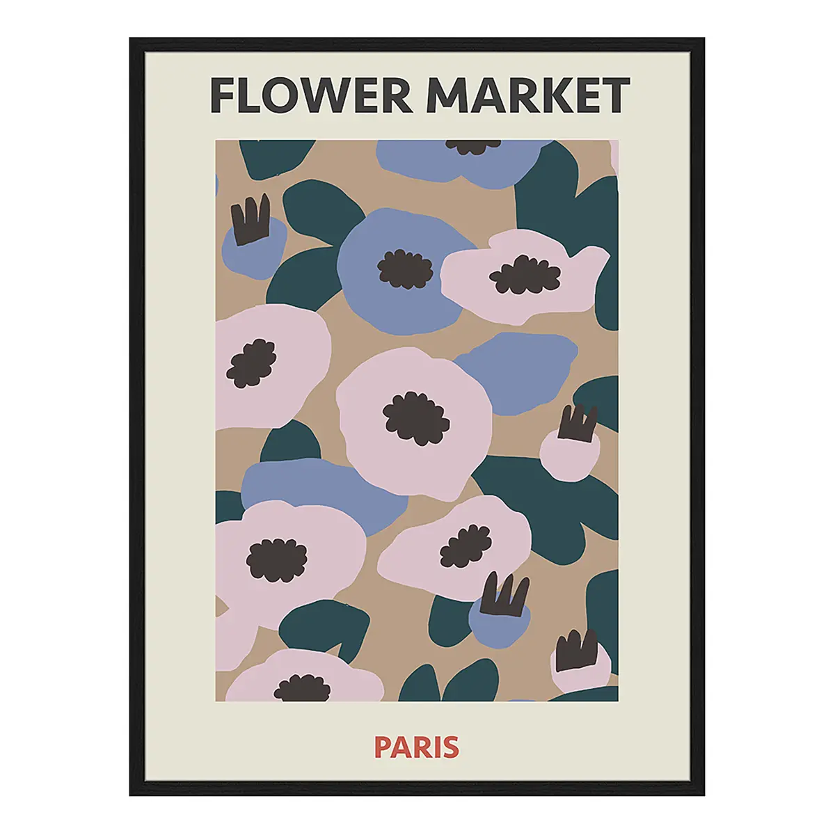 Bild Paris Flower Market | Mehrfarbig