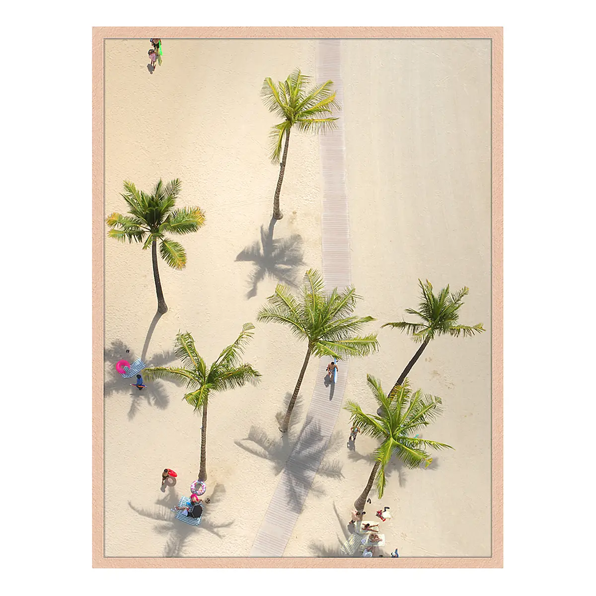 Bild Palms Aerial View | Mehrfarbig