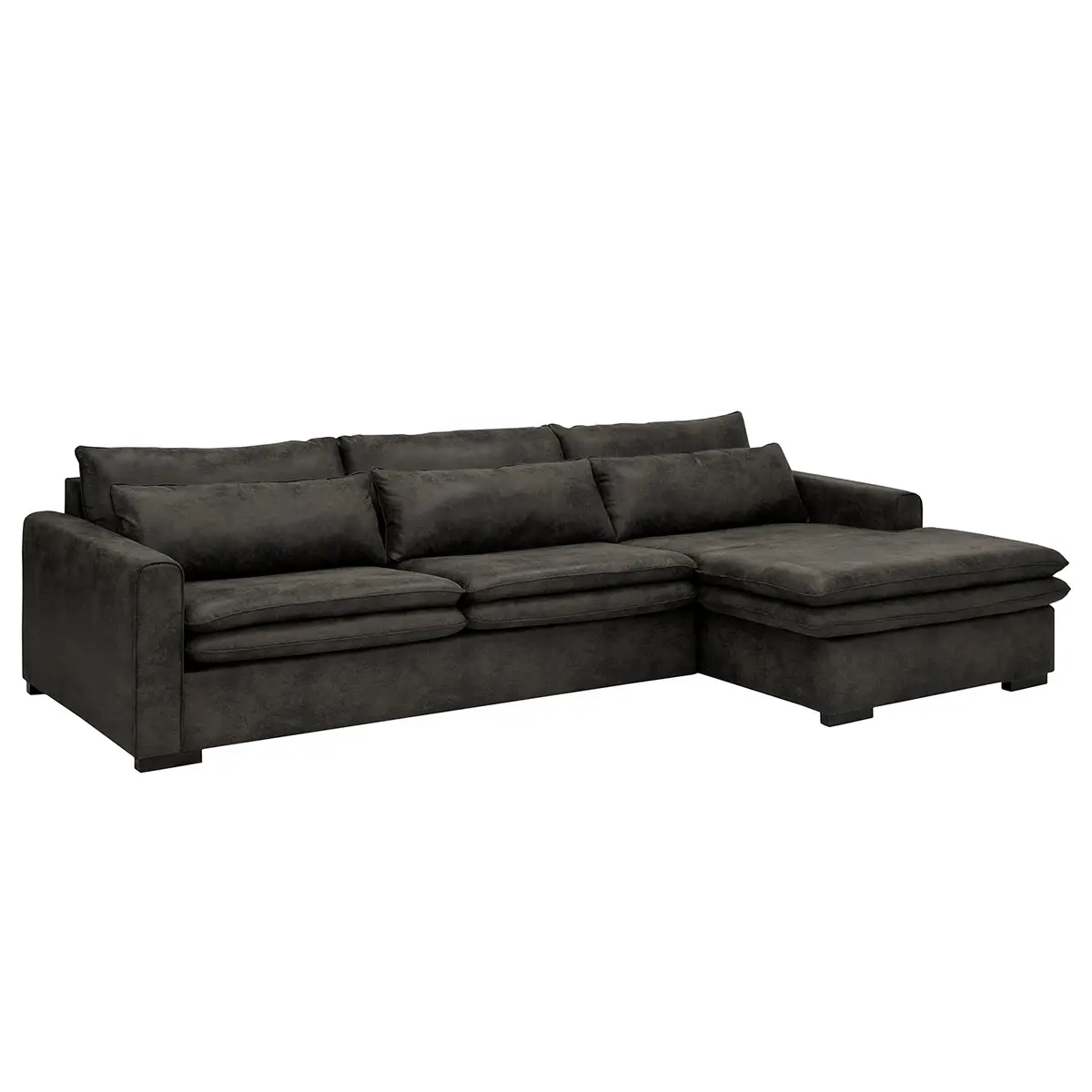 Ecksofa Dailman | Grau