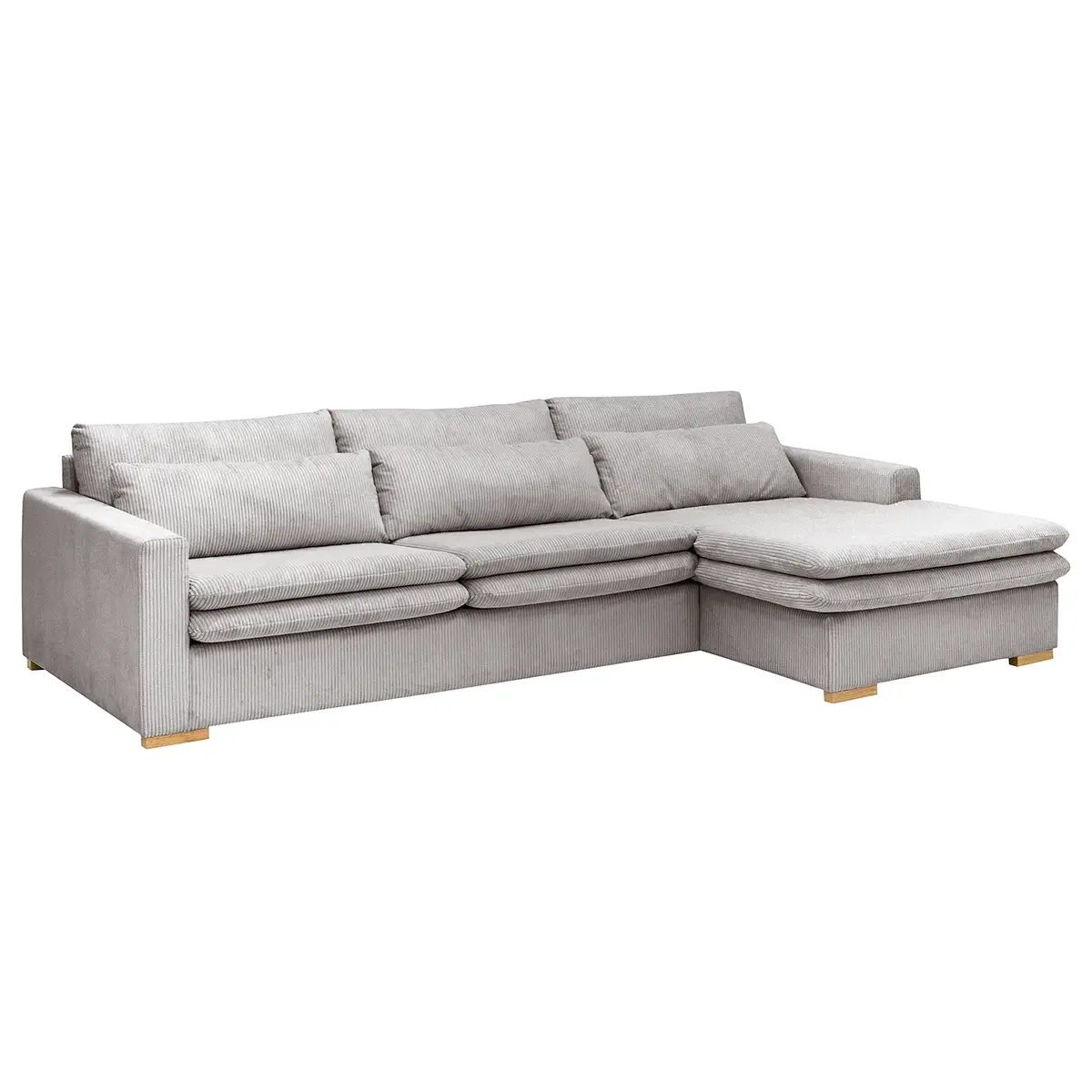Ecksofa Dailman | Grau