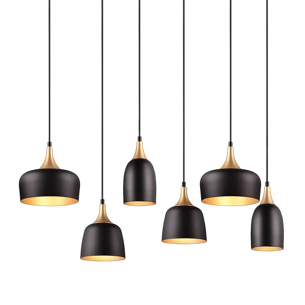 Trio Pendelleuchte Chiraz | Schwarz