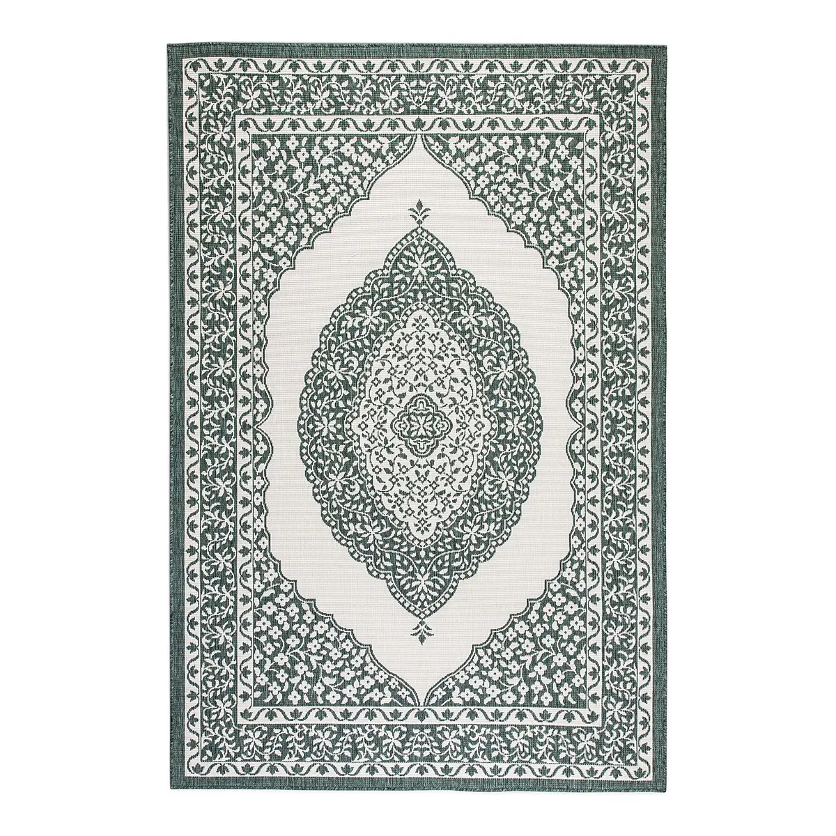 ELLE DECORATION Teppich Meekly | Grün