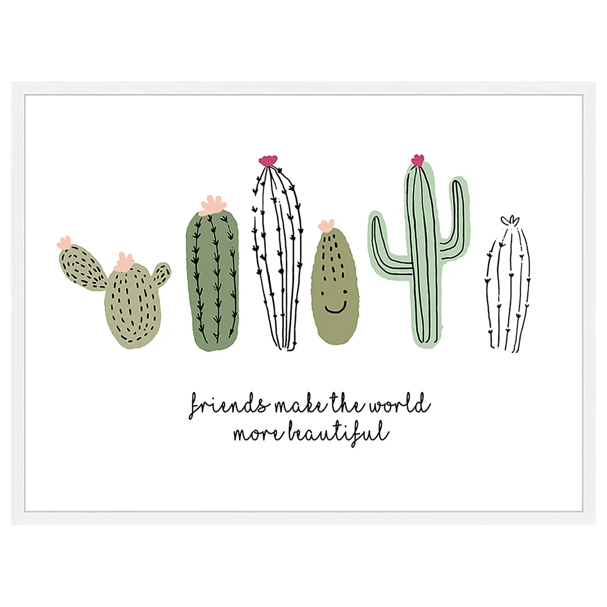 Bild Cactus Friends | Mehrfarbig