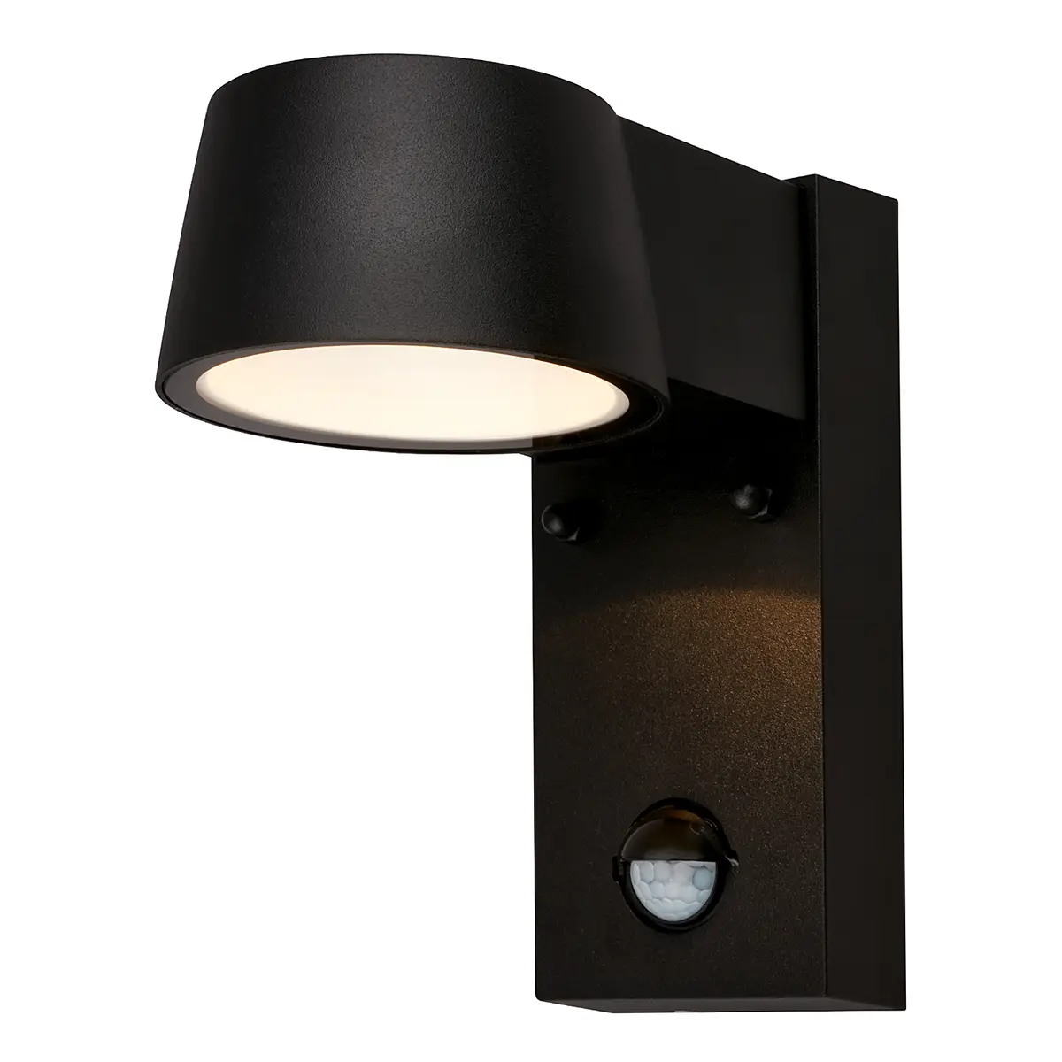 LED-Wandleuchte Hegg mit Sensor | Schwarz
