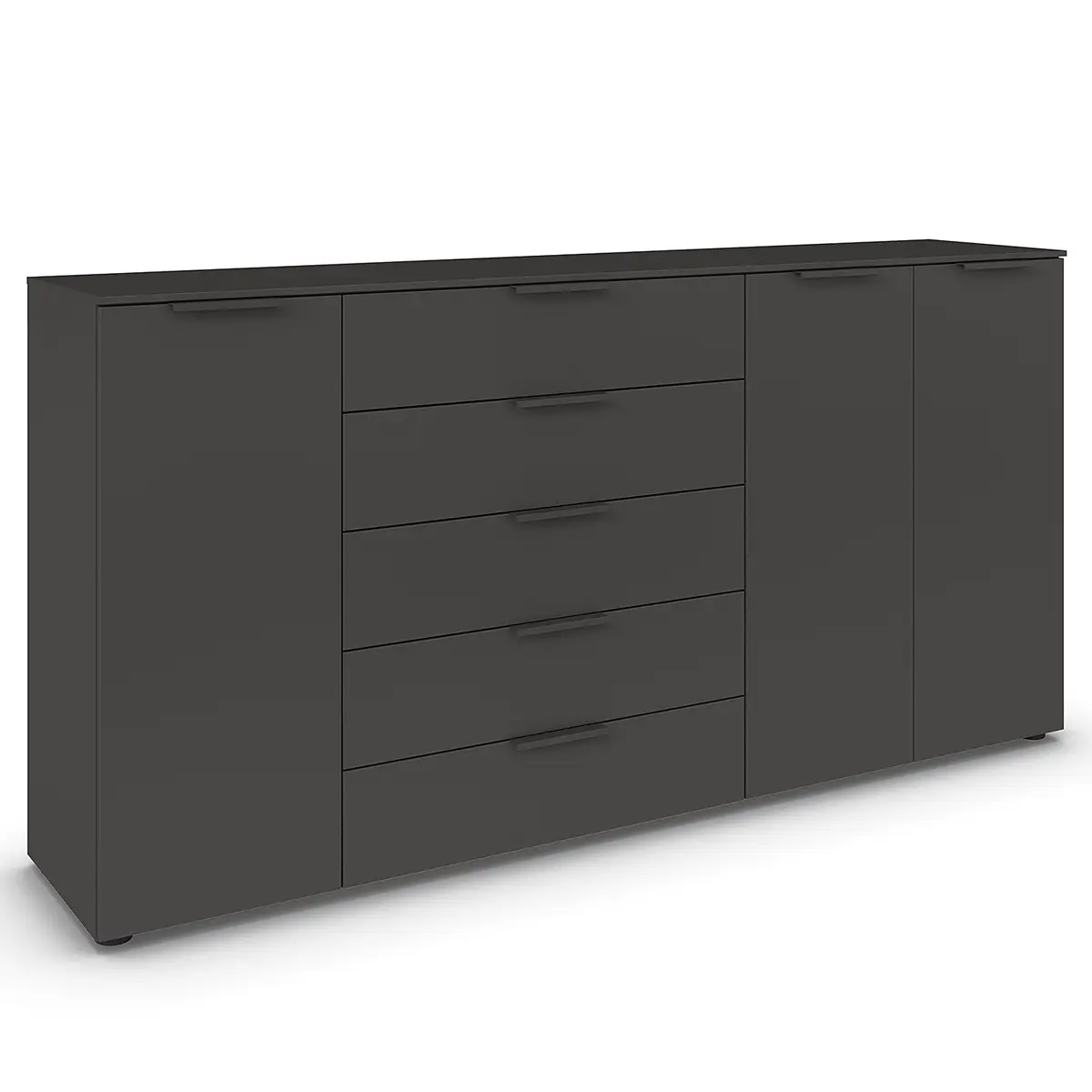 Sideboard Flipp 200cm Grau/Graphit | Grau