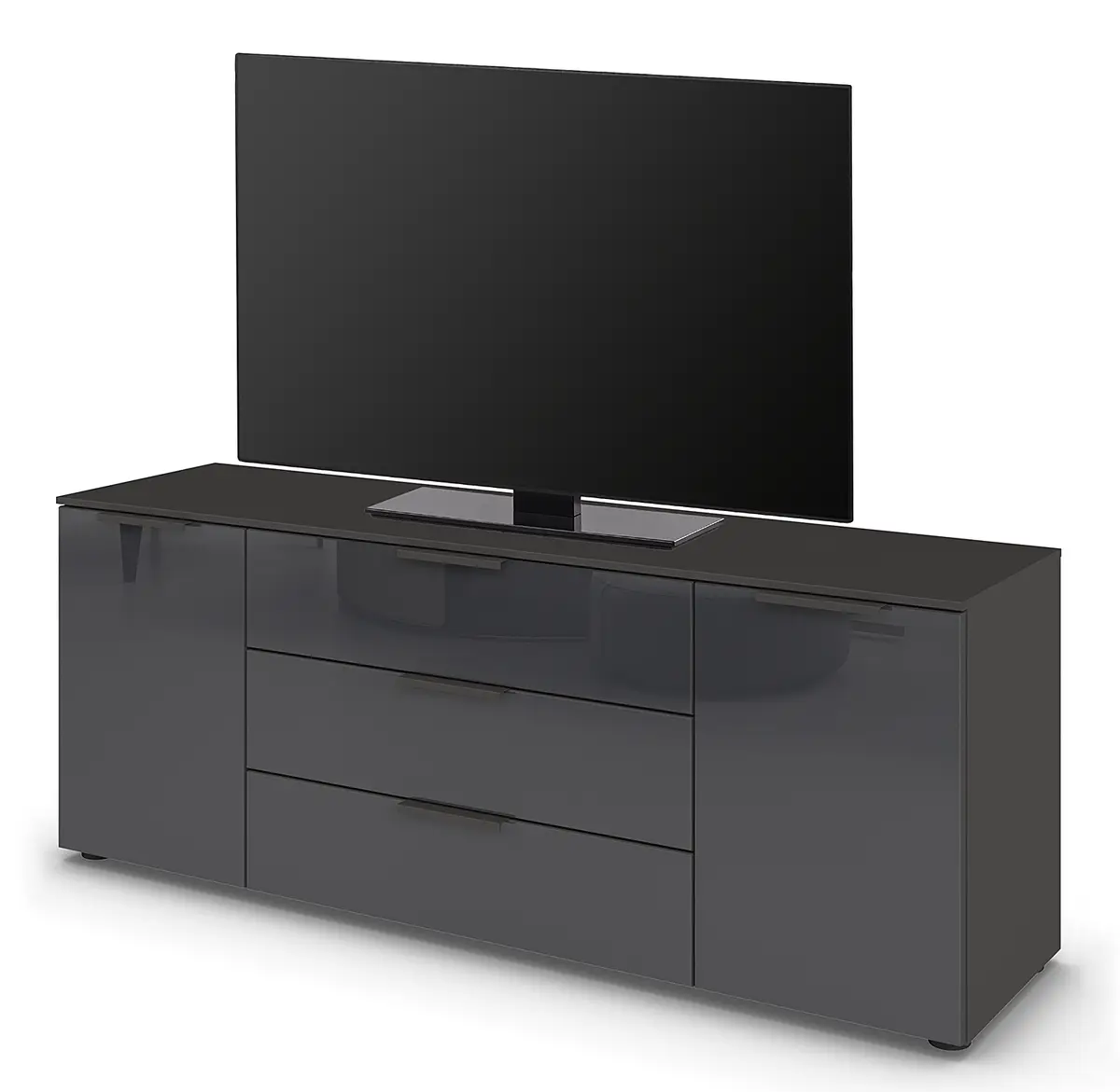 rauch Orange TV-Lowboard Flipp Glas Typ A | Grau