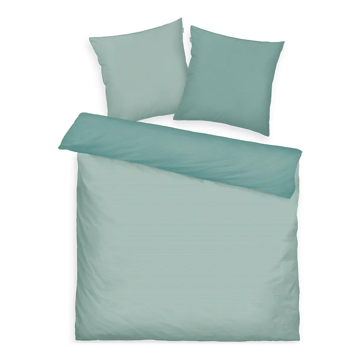 Tom Tailor Satin-Bettwäsche 200x220 cm | Türkis