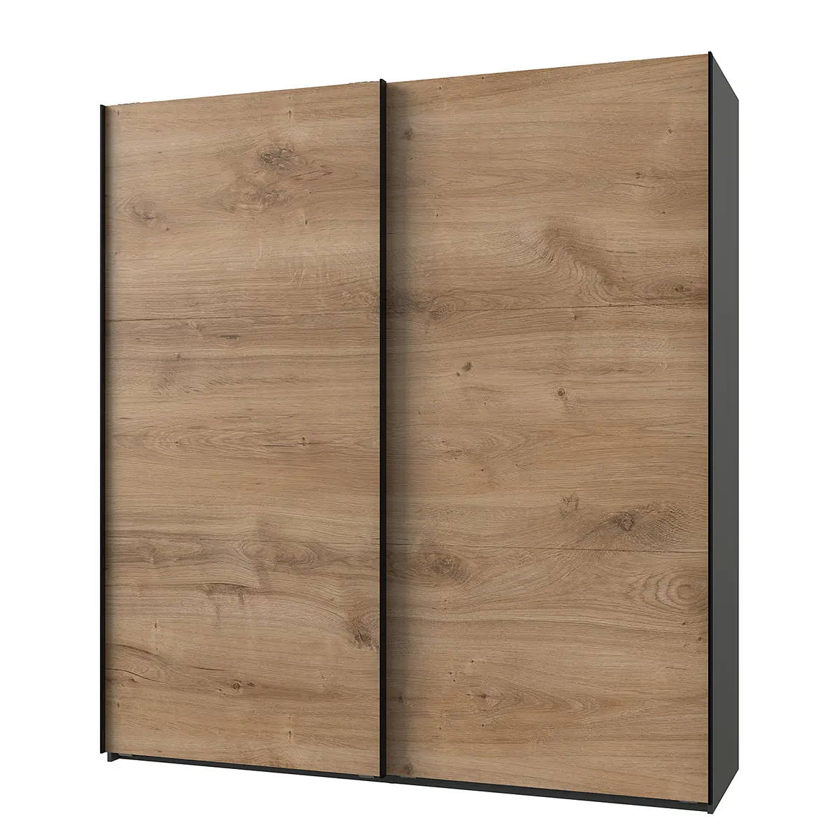 Schwebetürenschrank Level36 216 cm Typ B 200cm | Holztöne