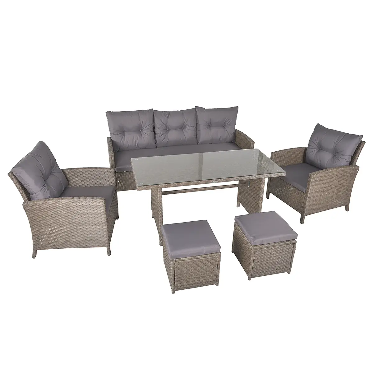 Loungeset Sevilla | Braun