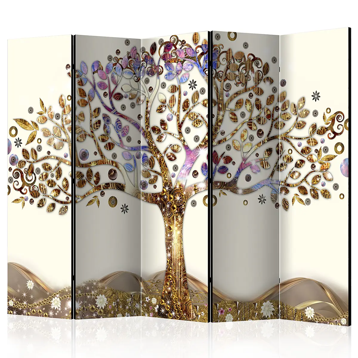 Paravent Golden Tree | Gold