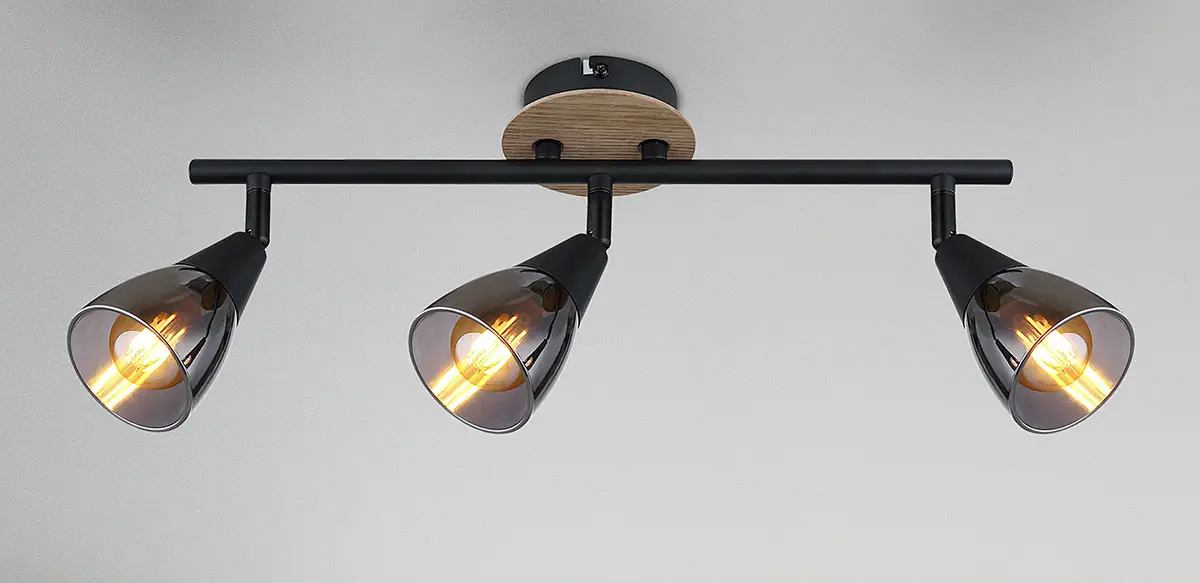 Globo Lighting Deckenleuchte Mubby | Schwarz