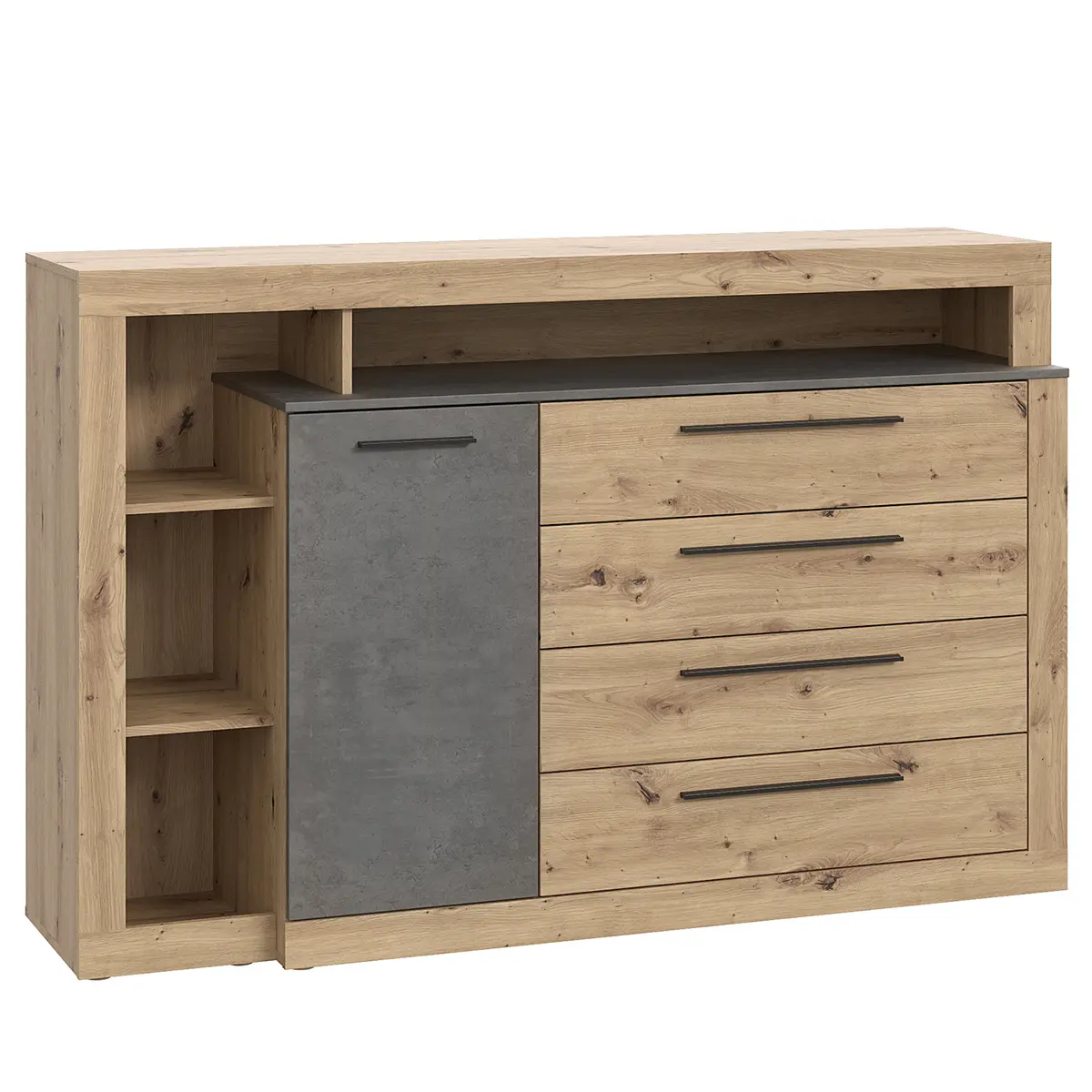 Red Living Sideboard Sakoni | Braun