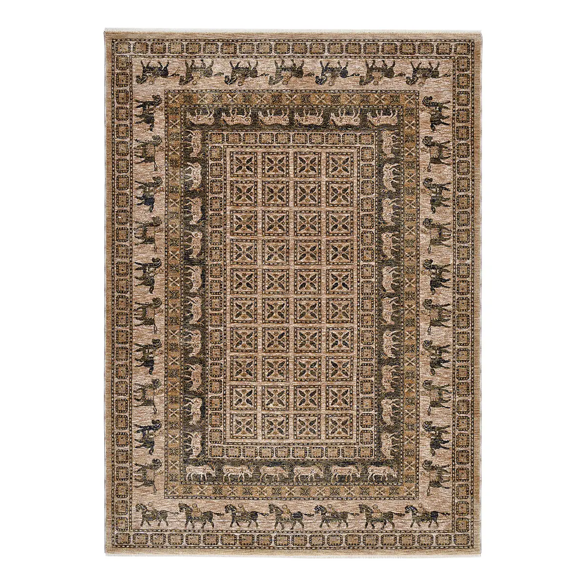 Kurzflorteppich Beatrice | Beige