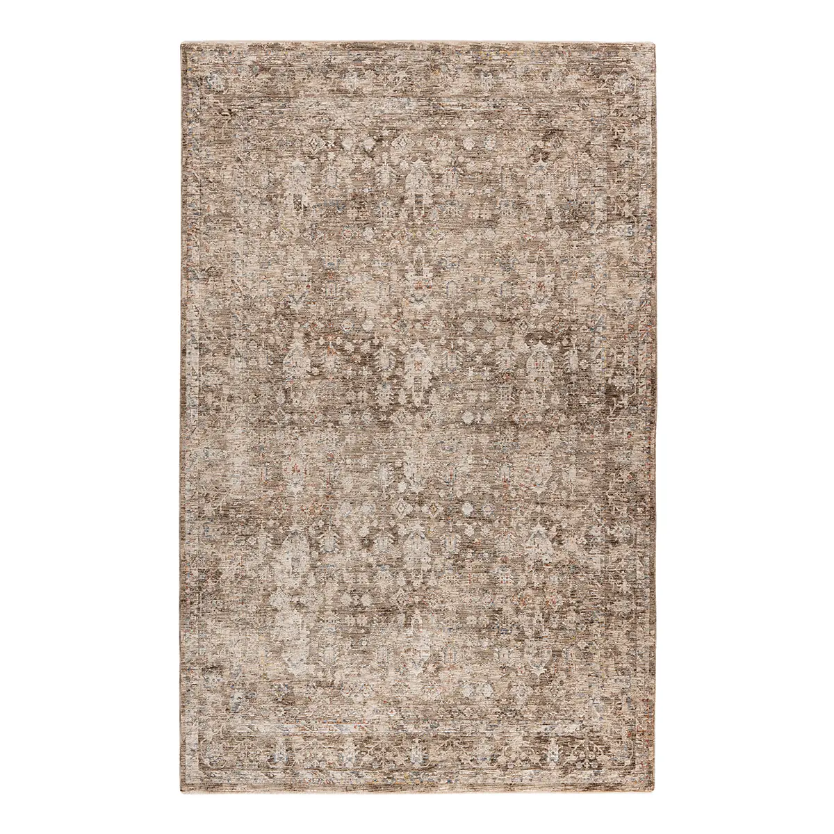 Kurzflorteppich My Everest Typ J Braun/Beige 60 x 110cm | Braun