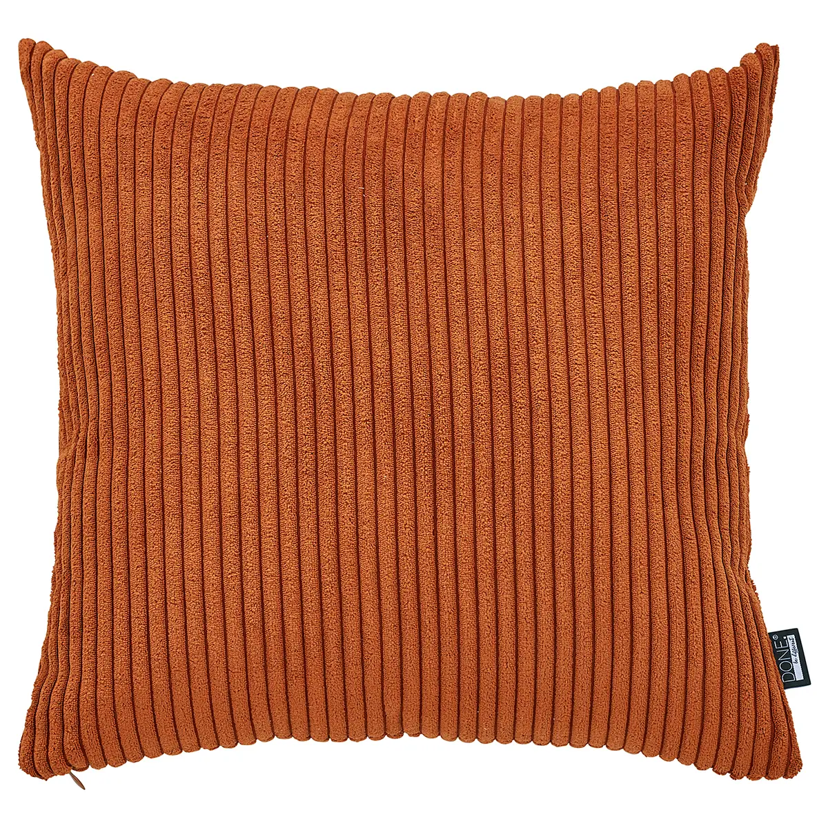 Kissenhülle Zoom Kupfer/Rostbraun 60 x 60cm Cord | Terrakotta