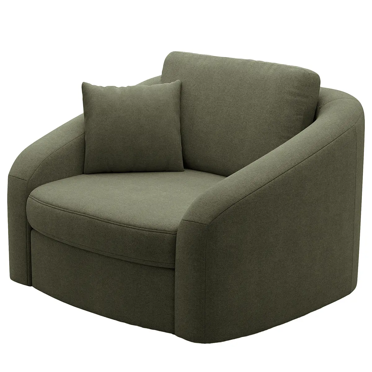 Sessel Nessano Grau Microfaser | Grau