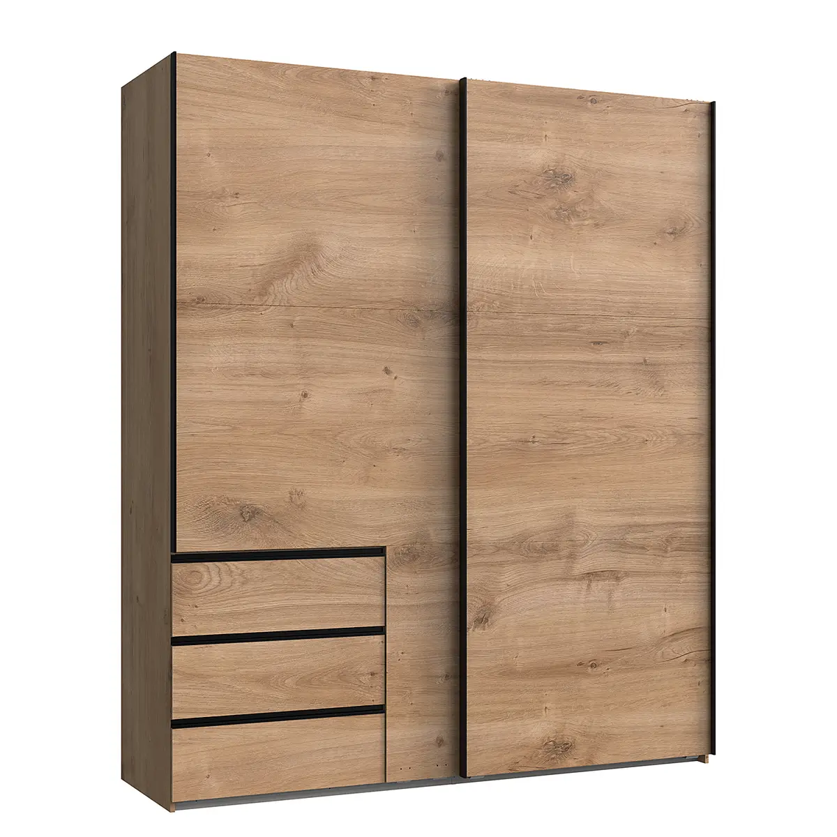 Schwebetürenschrank Level36 236 cm Typ A 200cm | Braun