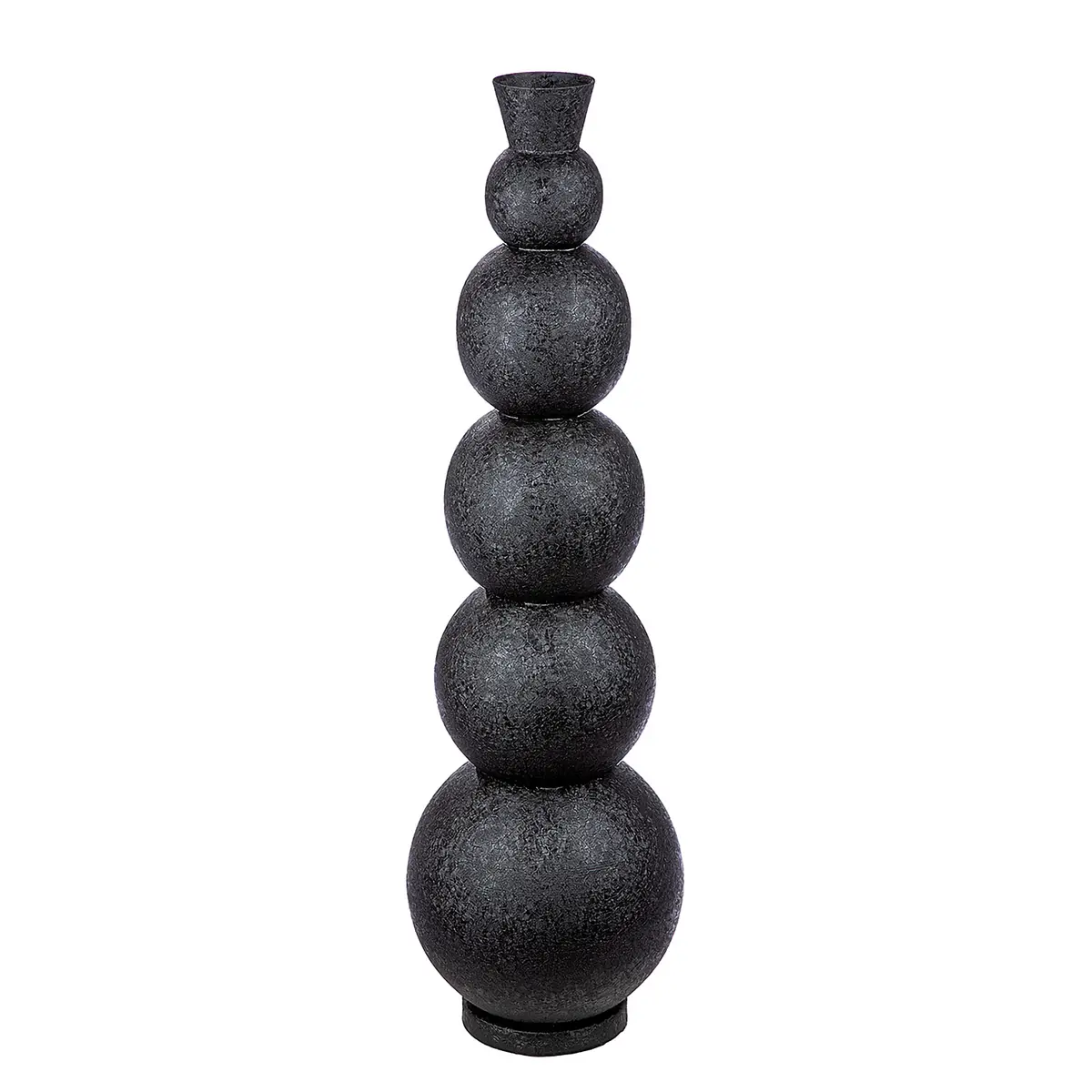 Vase Rotonda 112cm | Schwarz
