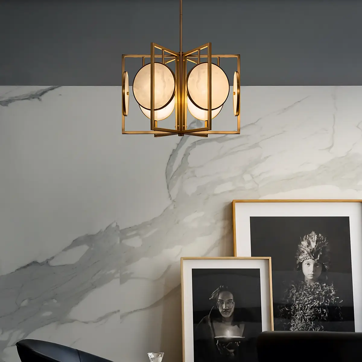 Pendelleuchte Marmo | Gold