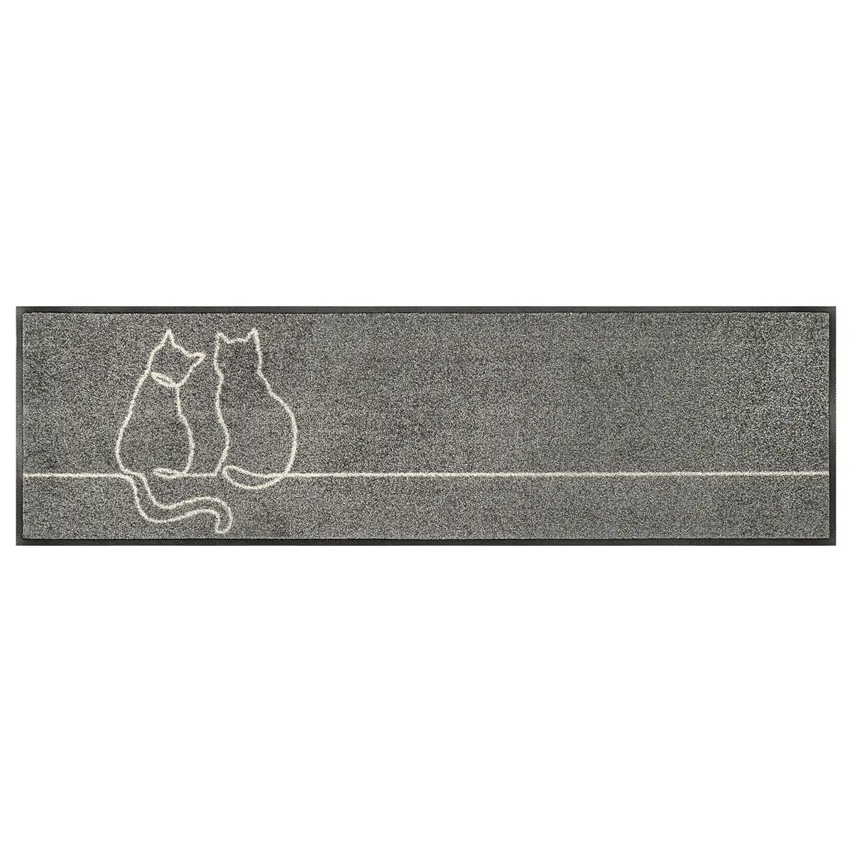 Fuß- & Sauberlaufmatte Lovetails | Grau