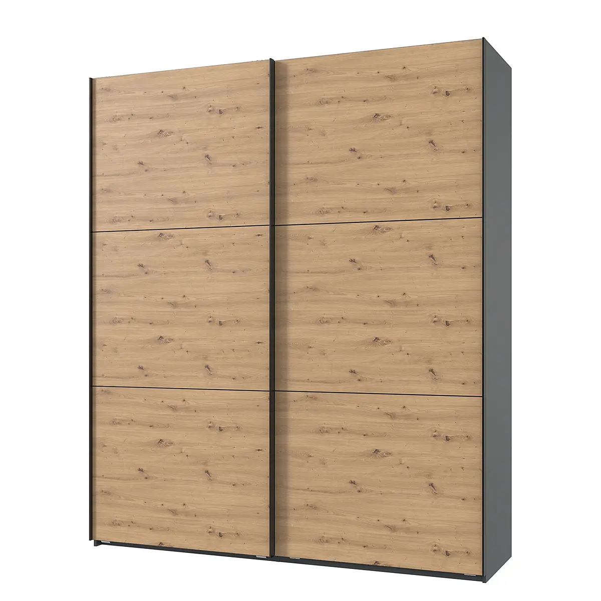 Schwebetürenschrank Level36 236 cm Typ B 200cm | Holztöne