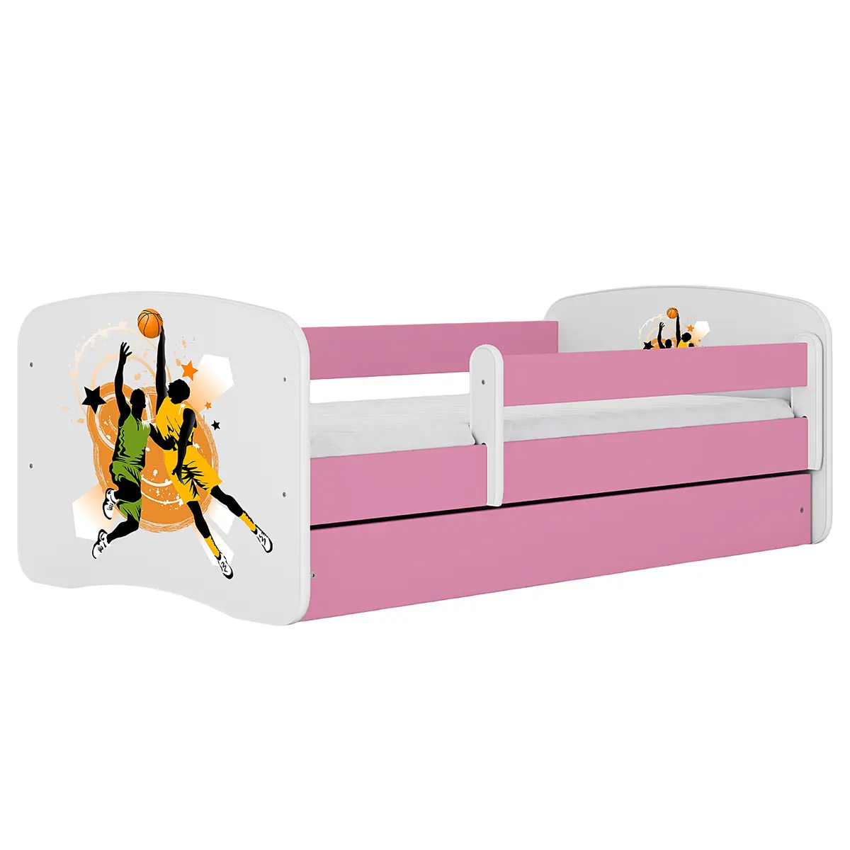 Einzelbett Buyo | Rosa