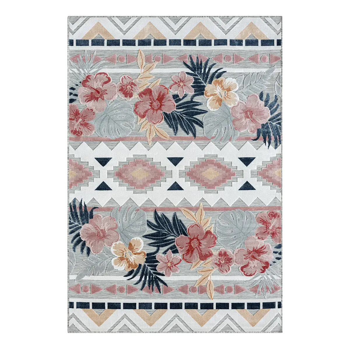 My Flair Outdoor-Teppich Flora Typ A | Mehrfarbig