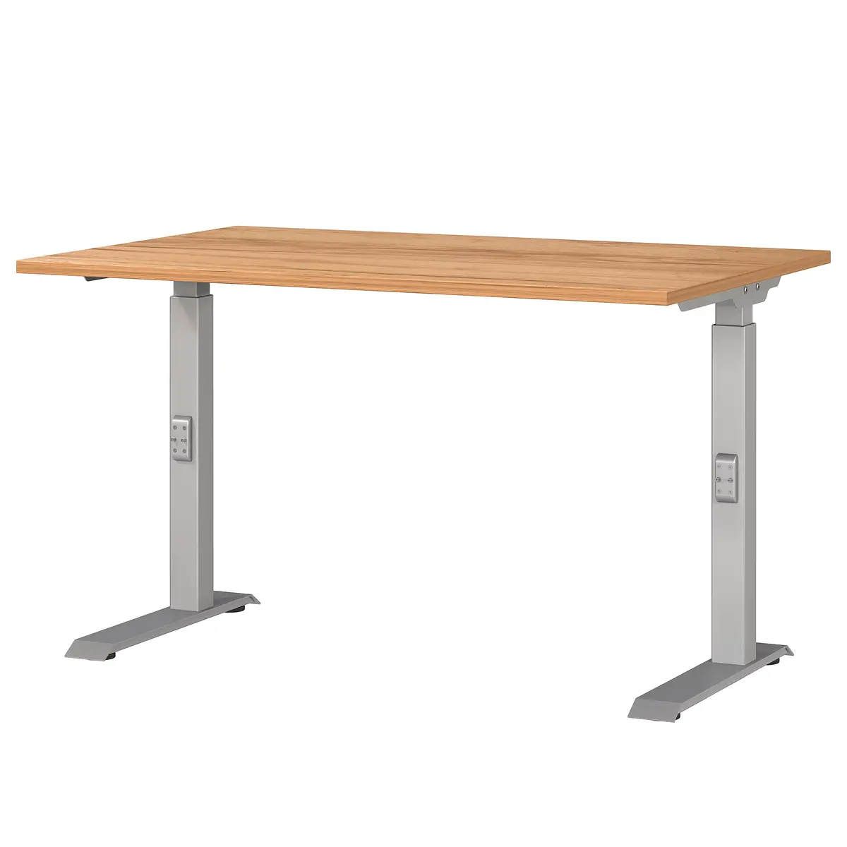 Höhenverstellbarer Schreibtisch Downey 120cm | Holztöne