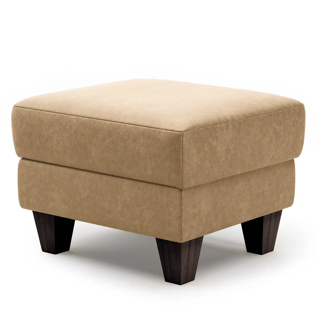 Fredriks Polsterhocker mit Stauraum | Beige